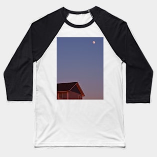 Moonrise from North Carolina - Remix Baseball T-Shirt